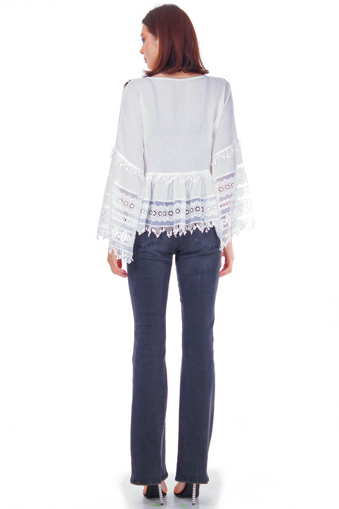 Bluza vascoza cu broderie freeshipping - Liza Panait Online Boutique